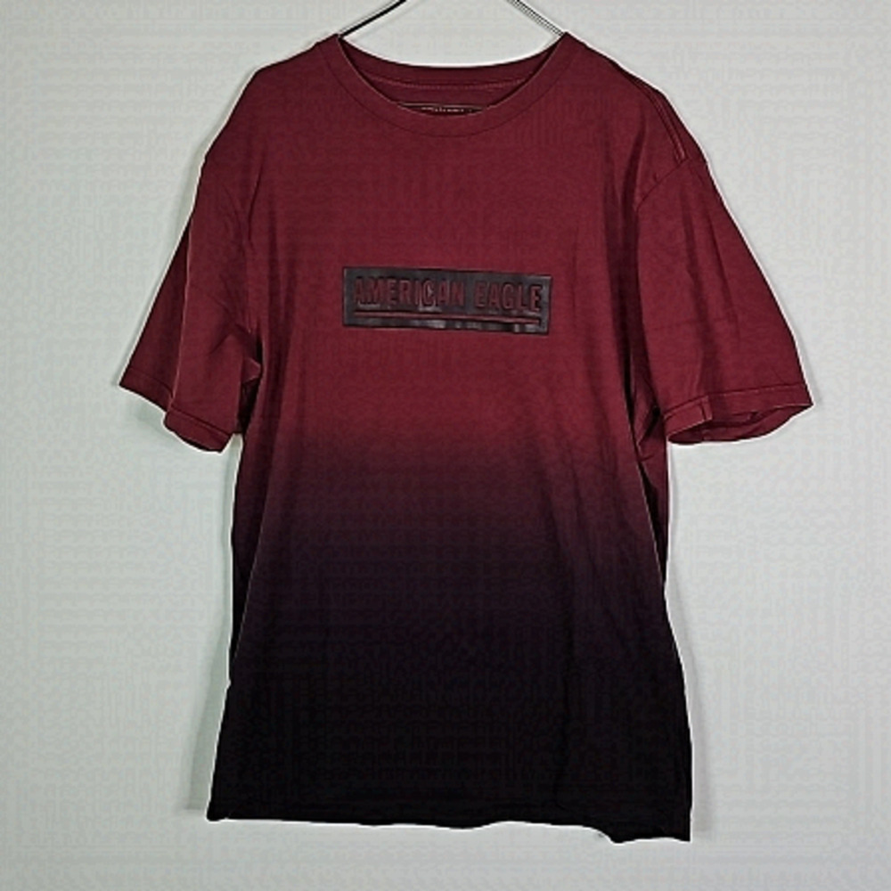 AMERICAN Eagle medium maroon standard fit short sleeve shirt